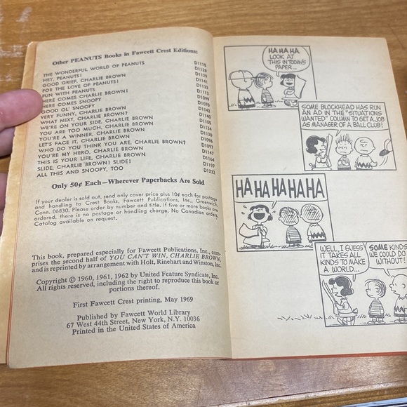 Vintage Charlie Brown Comic Book Lot 6 books - Picture 3 of 8